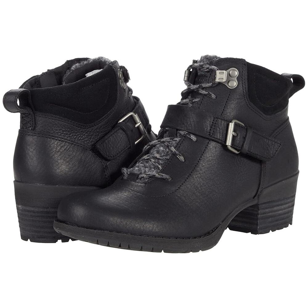 Merrell Shiloh 2 Women's Lace Waterproof Ankle Boots Black Leather Size 9 M